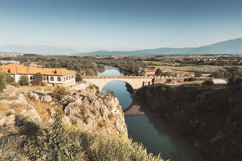 The sacred bridge between Prizren and Gjakovë, Kosovo by Besa Art