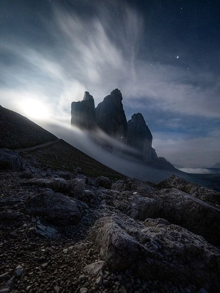 Mondschein in den Dolomiten von Thomas Weber BGL