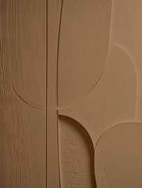 Botanisch Minimalisme - Organische vormen in Caramel van STUDIO ARTSY