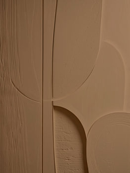 Minimalistische 3D-Kunst - Karamell
