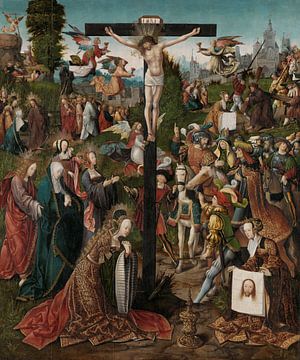 De kruisiging, Jacob Cornelisz. van Oostsanen van De Canon