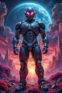 NEOTYRX - A humanoid robot on an alien planet