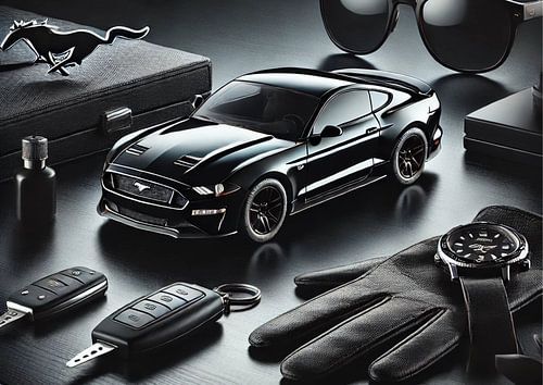 FORD MUSTANG nature morte moderne
