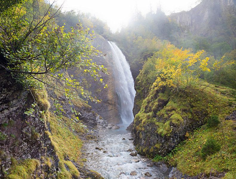 waterfall oytal valley, Stuibenfall, landscape Oberstdorf, Allgau by SusaZoom