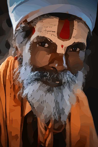 De mysterieuze heilige mannen van Nepal, Kathmandu van The Art Kroep