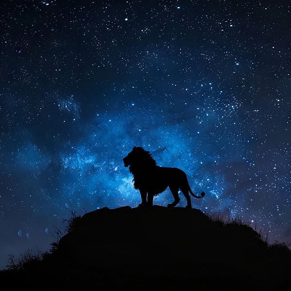 Signe astrologique du Lion par Poster Art Shop