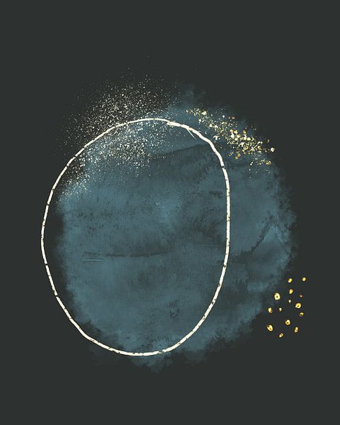 Touch of gold and blue by Studio Allee