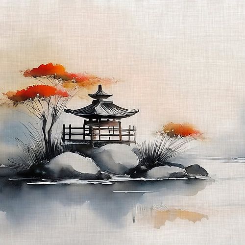 ZEN: Japanischer Steingarten