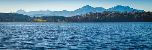 Abtsdorf lake - panorama by Martin Wasilewski