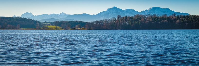 Abtsdorf lake - panorama by Martin Wasilewski