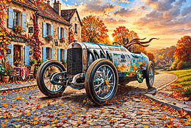Blitzen-Benz in autumn