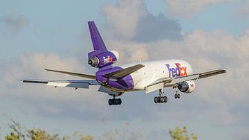 FedEx McDonnell Douglas DC-10 vrachtvliegtuig. van Jaap van den Berg