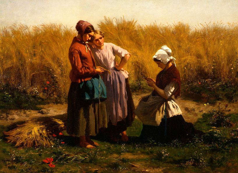 Liebesmarken, Jules Breton von Meisterhafte Meister