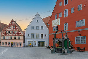 Altstadt Nördlingen in Bayern, Deutschland
