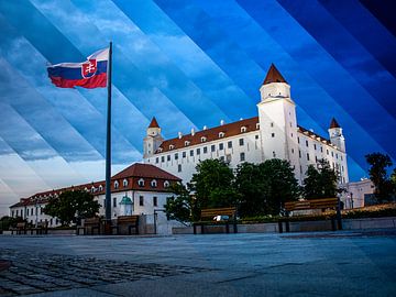 Bratislava kasteel in Slowakije van Marnix Teensma