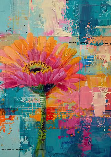 Abstracte Bloem art