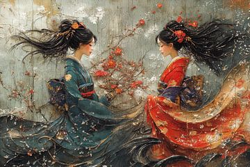 japanse Geisha's van Egon Zitter
