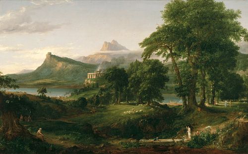 The Arcadian or Pastoral State, Thomas Cole