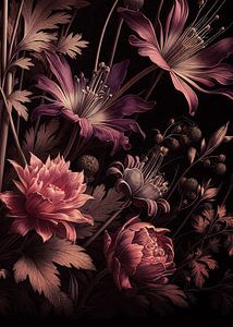 VINTAGE COLOURFUL BOTANICAL-10A-D3