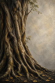 Der zeitlose Tembesi-Baum aus Indonesien I Minimalistische Kunst von Vínculae