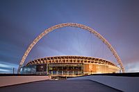 Wembley Voetbal Stadion. Londen