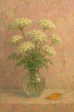 Berenklauw met vaas en geel blad