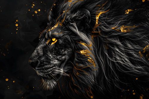 Lion close-up