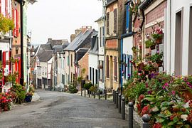 Saint-Valery-sur-Somme, Straße in Richtung der Bucht der Somme