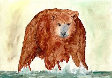 Power animal bear by Sandra Steinke