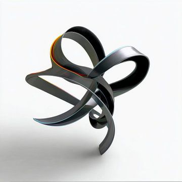 Chromatische Bandskulptur von Christian Ovís