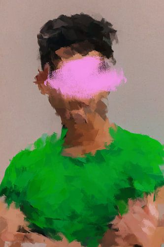 Abstract portret "Love yourself"