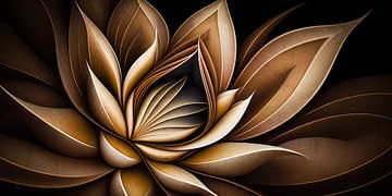 Lotusbloem Abstract VI van Jacky
