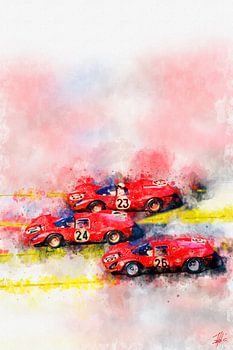 Ferrari, Sieg in Formation, Daytona 1967