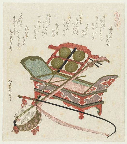 Pferdeschwanzhaar, Katsushika Hokusai, 1822 von Marieke de Koning