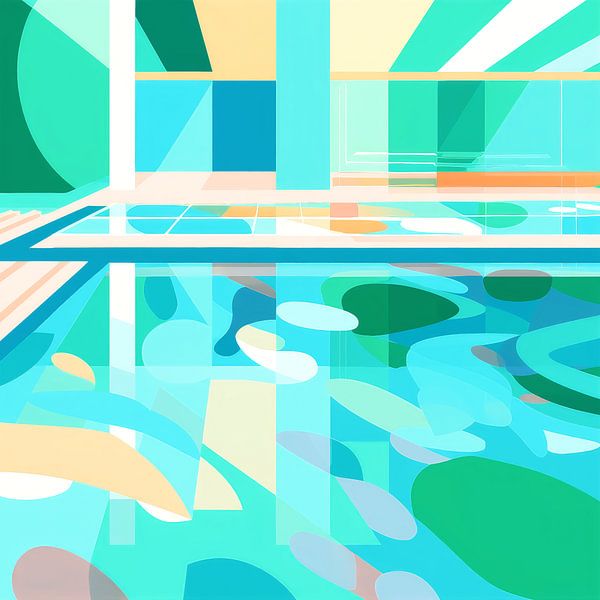 Summer time in pastel colours by Vlindertuin-Art