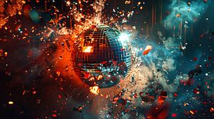 Funkenflug des Disco-Fiebers