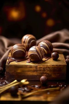 Un monde de douceurs 15 #gâteaux #cookies #chocolat sur JBJart Justyna Jaszke