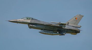 Belgische luchtmacht General Dynamics F-16 Fighting Falcon. van Jaap van den Berg