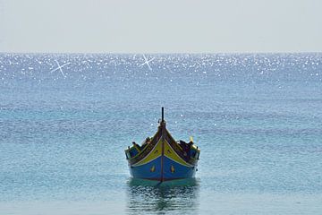 Fishing boat at sea