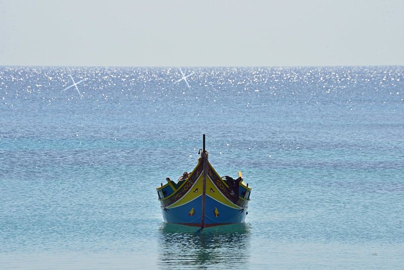 Fishing boat at sea by Ingo Laue
