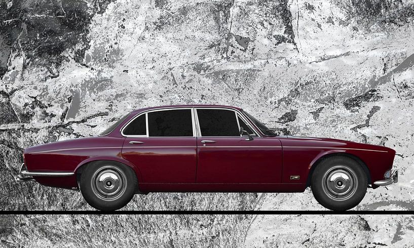 Jaguar XJ Series 1 in original Regency Red von aRi F. Huber