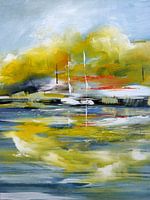 Promenade with sailing boats