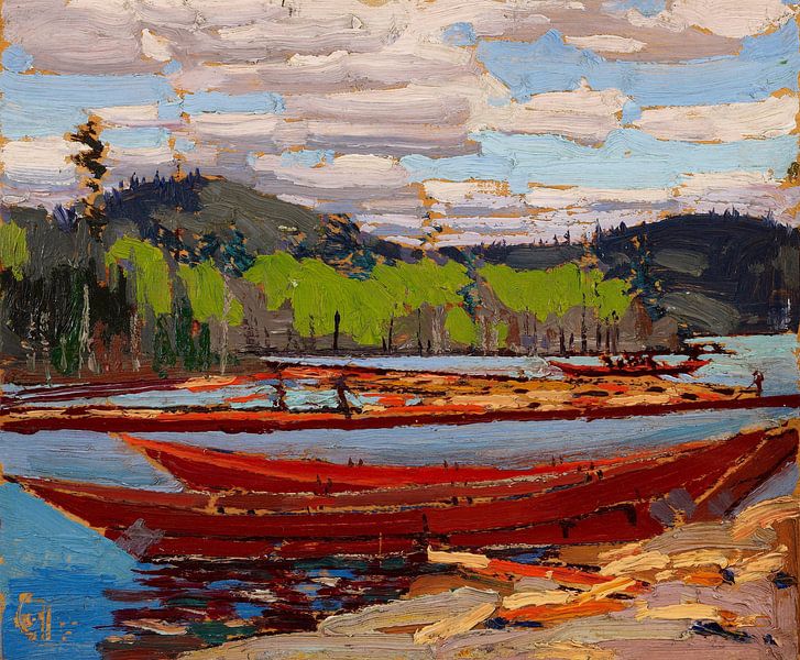 Tom Thomson~Bateaux. von finemasterpiece