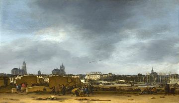 A View of Delft after the Explosion of 1654, Egbert van der Poel