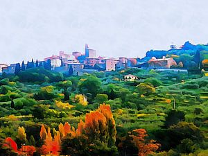 Panicale im Herbst
