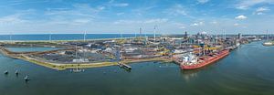 Stahlwerk Hoogovens steel in Velsen an der Nordseeküste