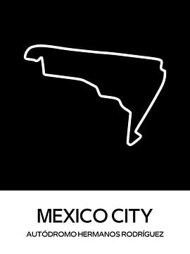 Mexico city circuit formule 1 race van Milky Fine Art