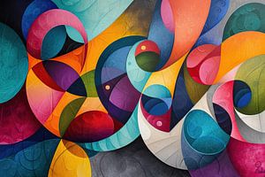 Abstrakt Bunt