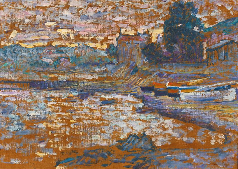 Gestrandete Boote in Lavandou, Henri-Edmond Cross von Meisterhafte Meister