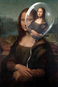 Luftballon Mona Lisa von Gisela- Art for You